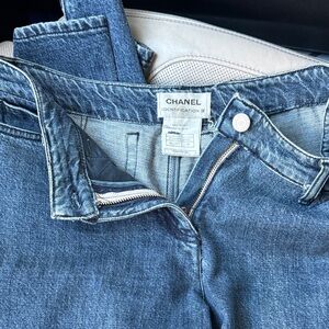 CHANEL Women's Denim Blue Overalls